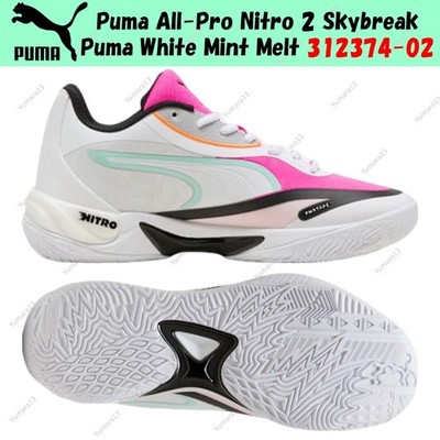 Puma All‑Pro Nitro 2 Skybreak Puma White Mint Melt 312374-02 Men's