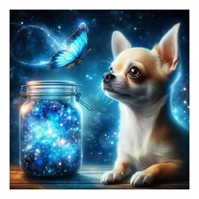 FHBUBPUP Dog Diamond Art Kits for Adults, 12x12 inches, Multicolored