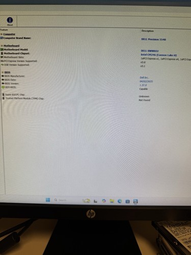 Dell Precision 5540 i7-9850H Motherboard w/ NVIDIA Quadro T2000 | Tested | OEM - Picture 10 of 10