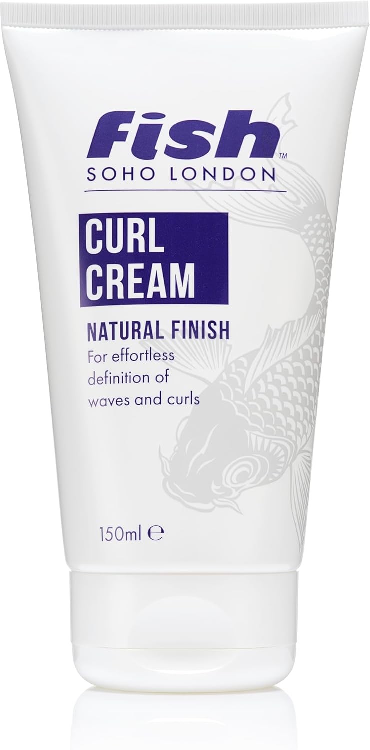 Fish Curl Cream 150ml – Define & Hydrate Curls with Lightweight Hold & Frizz