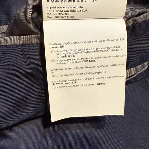Hugo Boss Men's Gray Wool Cashmere Long Over Coat 44R 46R - Picture 9 of 10