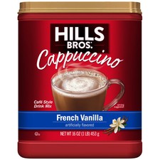 Hills Bros. Instant Cappuccino Mix, 16 oz, Free Shipping...