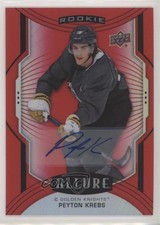2020-21 Upper Deck Allure Rookie SP Red Rainbow Auto Peyton Krebs #142 Auto 0w6