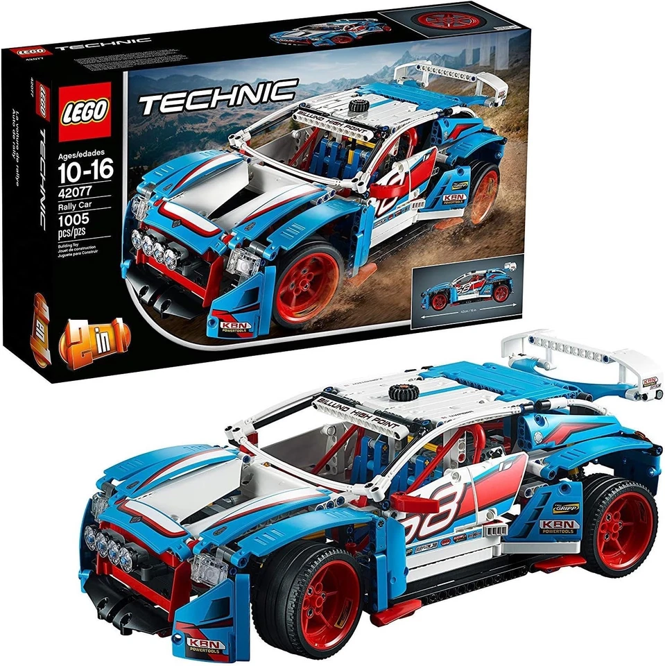 RARE LEGO TECHNIC 42077 LA VOITURE DE RALLYE BOITE NEUVE SCELLÉE - Photo 3/4