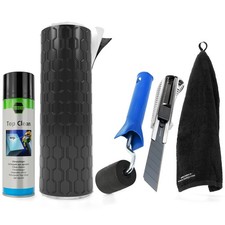 Reinigungs- & Montageset Alubutyl Schwarz 400x50cm 2 qm Zitrusreiniger Handtuch