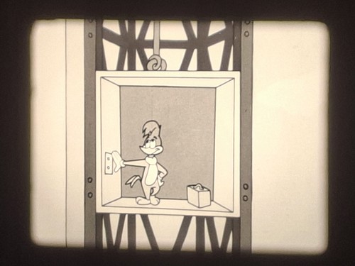 ASTRONUT WOODY 1966 WOODY WOODPECKER 16MM B/W SOUND 250FT CINE FILM - Picture 13 of 18