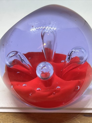 Vintage Caithness Glass Moonflower Paperweight - Picture 4 of 10