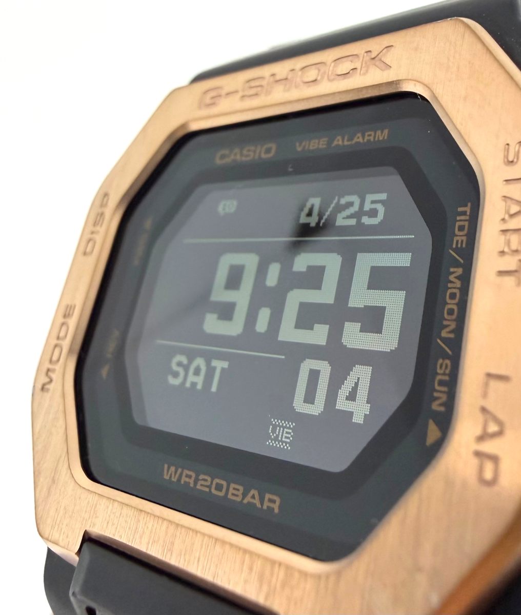 Casio G-Shock GBX-100NS-4 G-Lide Bluetooth Tide Moon Digital Rose