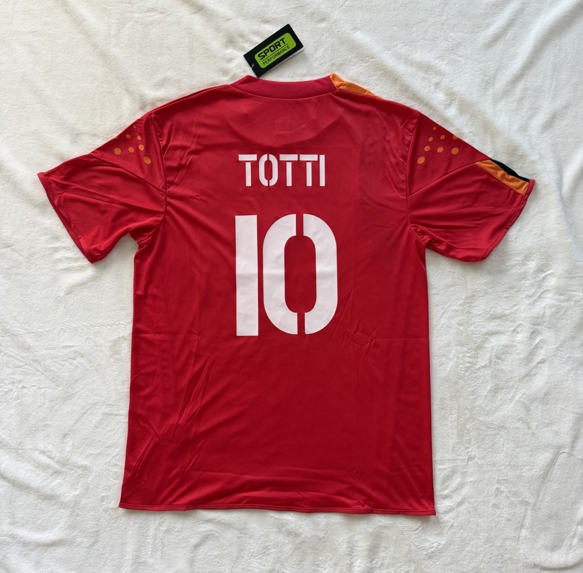 AS Roma Totti #10 Jersey Diadora Red NWT Soccer Men's New Jersey