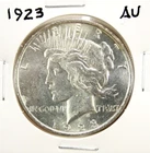 1923 Peace Dollar AU #GA-1