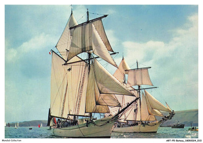 ARTP5-0297-BATEAU - gélettes de la marine nationale - l'etoile et la belle po