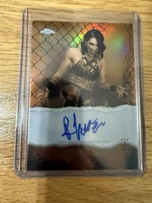 2025 topps chrome wwe cactus jack RHEA RIPLEY AUTO /25 Astro Knights Orange SSP