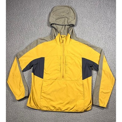 Mountain Hardwear Kor Preshell Anorak Womens Medium Yellow Windbreaker OL8641