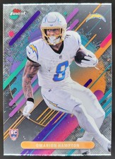 2025 Topps Finest Omarion Hampton Rare #208 RC Los Angeles Chargers SM5
