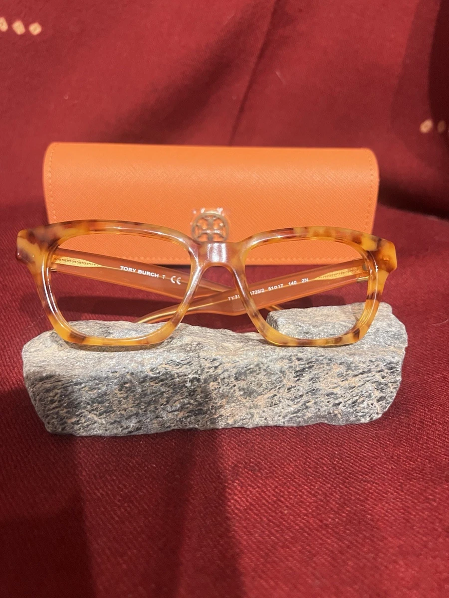 Tory Burch Gold Frame Sunglasses with Orange Case Tory Burch Sunglasses Case Orange T Logo Plus Microfiber Bag  main image 4