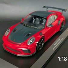 Minichamps 1/18 Porsche 911 GT3 RS 2019 Weissach Red Model Car