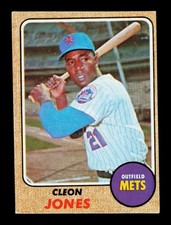 1968 Topps #254 Cleon Jones New York Mets