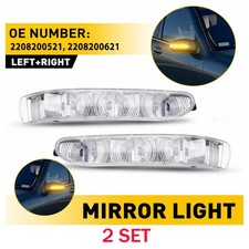 For 2001-2006 Benz Cl5565 Amg S65 Amg Clear Mirror Lights 4pcs Amber 2208200521 For 2001-2006 Benz Cl5565 Amg S65 Amg Clear Mirror Lights 4pcs Amber 2208200521