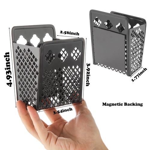 Magnetischer Stifthalter Spind Organizer Korb für Whiteboard Kühlschrank Spind - Bild 6 von 6