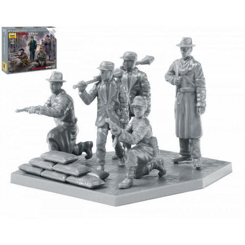 German Volkssturm Kit 1:72 Zvezda Kit Figure Militari -D- Neues Modell-image