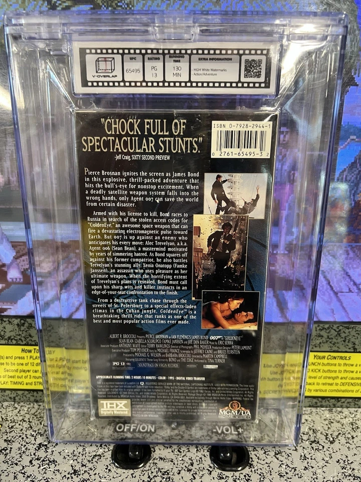 1995 MGM/UA Goldeneye VHS Graded P1 80 Pierce Brosnan 007 James Bond Foto 3 de 4