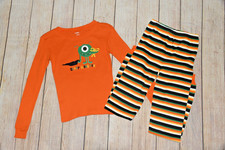 NEW GYMBOREE BOYS 10 SLEEP MONSTER STRIPES GYMMIES PAJAMA SET PANTS SHIRT MIKE