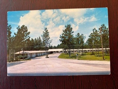 Greenland Motel Folkston Georgia Postcard Chrome