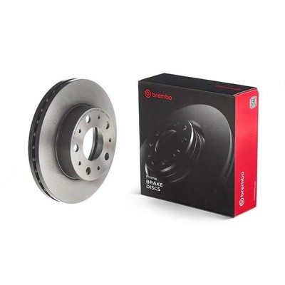 1x Brembo 09.D018.11 Front Vented Brake Discs Fits Vauxhall Peugeot Citroen Boxe