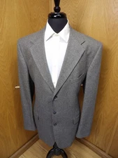 Mens Blazer Sport coat Jacket Norm Thompson 44XL Multi Blue Gray  Weave Q#5