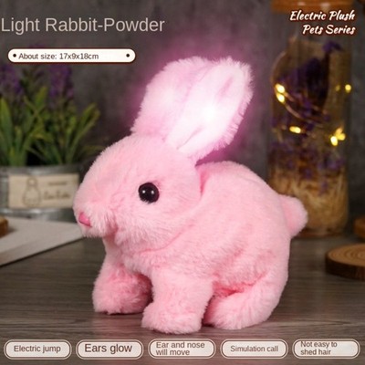 Bunby My Realistic Bunny Toy, Jumping, Twitching, Shaking Ears, Interactive Fun