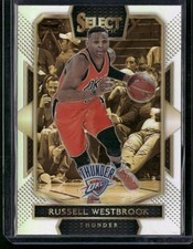 2016-17 Panini Select #284 Russell Westbrook Silver Prizms