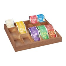 Sortierbox Holz Bastelsachen Aufbewahrung Tee Organizer Nähzubehörbox 15 Fächer