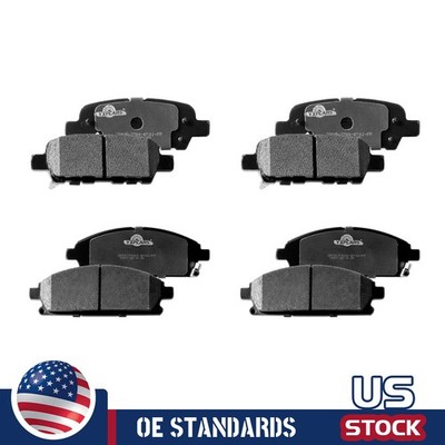 For 2004 -2017 Nissan Quest 2005 2006 X-Trail Front Rear Ceramic Disc Brake Pads