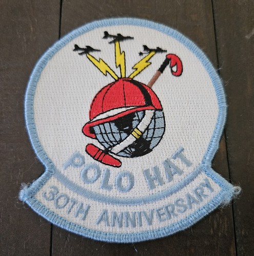 USAF Polo Hat Patch 50th Anniversary Missile Crew Humor RARE ORIGINAL