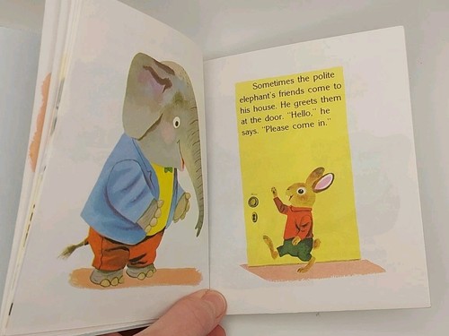Polite Elephant – First Little Golden Book 1963, Used, Great Condition - Picture 6 of 10