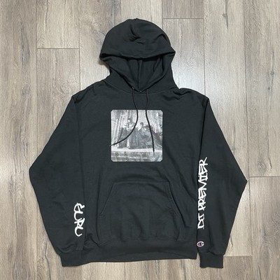 Champion Gangstarr Hoodie Mens Sz M Medium  One Of The Best Yet Black Front Back