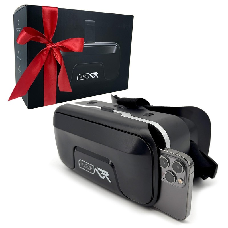 Kiiroo VR Headset for Phone - Optimized for VR Content - for iPhone, Android ...