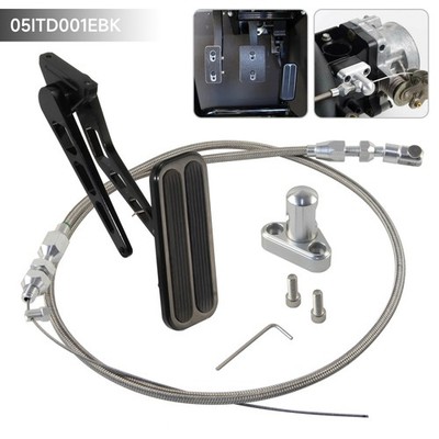 Gas Pedal +36'' Throttle Cable For Chevy 4.8L 5.3L 6.0L 5.7L LS1 Swap Conversion