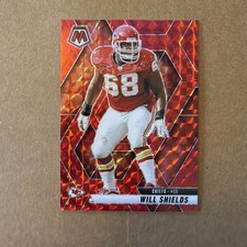 2025 Panini Mosaic - Will Shields #237 Red Mosaic Prizm