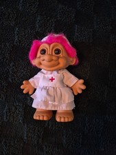 Russ Berrie Nurse 8" Troll Doll With Red Hair