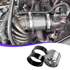 1Silver 3" Cold Air Intake Filter Induction Kits Pipe Power Flow Hose System Car