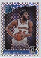 2018 Panini Donruss Optic Rated Rookie Checkerboard Prizm Mitchell Robinson 13c1