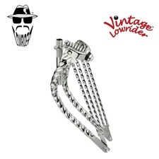 Vintage Lowrider 20" Bent All Square Triple Twisted Spring Fork 1" Chrome Bike