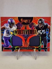 2025 Panini Select - Multiverse Danielle Hunter #MVJ-DHR Red Prizm Dual Patch