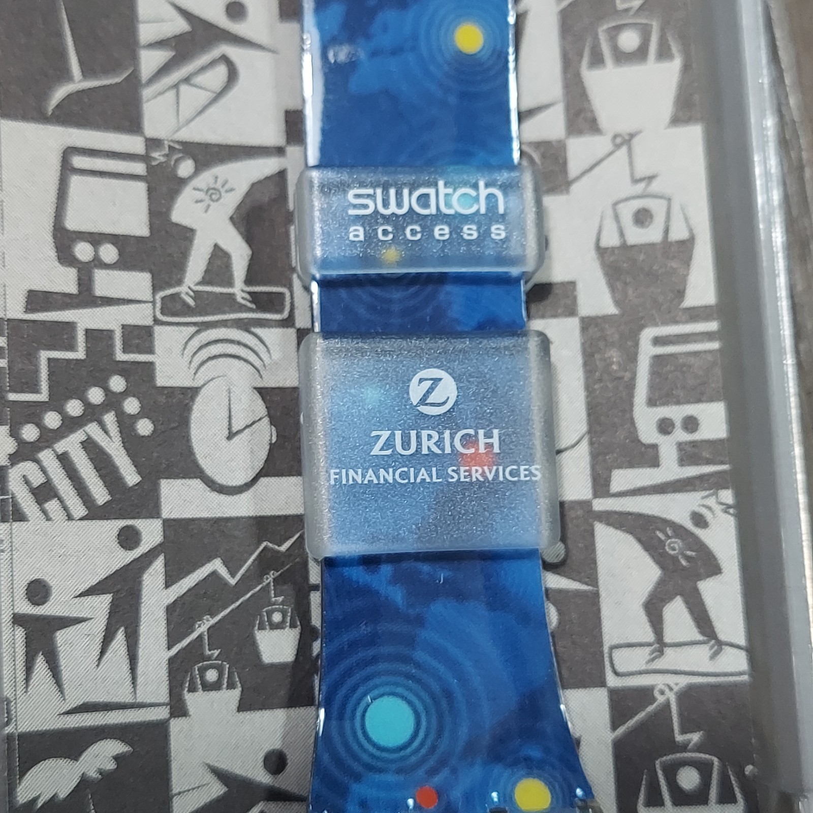 Vtg SWATCH Access WATCH KeyWatch Function 1994 Zu… - image 9