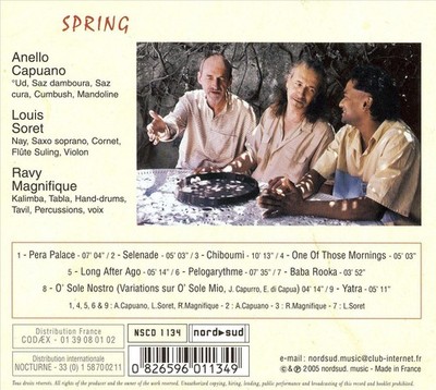 ANELLO CAPUANO/LOUIS SORET/RAVY MAGNIFIQUE SPRING NEW CD