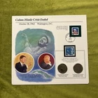 1986 JFK Half Dollars P & D Coin & US Stamp Set - Postal Commemorative
