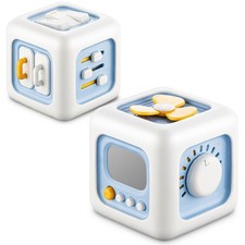 Busy Cube Toy for Toddlers 1-3  Montessori Learning Travel Gift Ideas