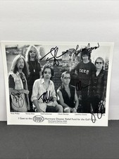 STYX 2005 HURRICANE KATRINA DISASTER RELIEF FUND Hand Signed 8"x10 ALL 6 MEMBERS