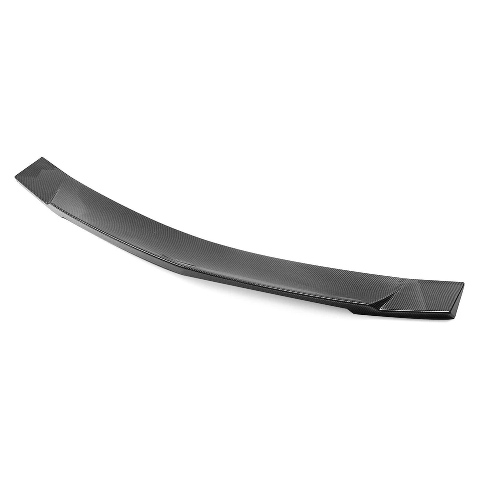 Para Cadillac CTS 2008-2013 sedán 4 puertas 1 pieza alerón trasero labio aspecto carbono Foto 4 de 4